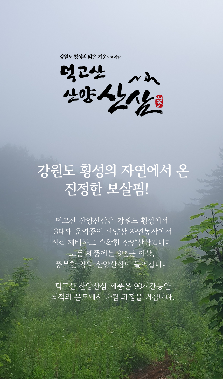 덕고산산양산삼